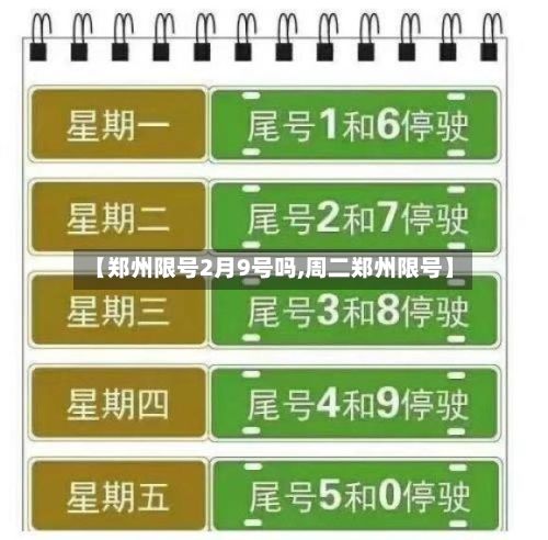 【郑州限号2月9号吗,周二郑州限号】