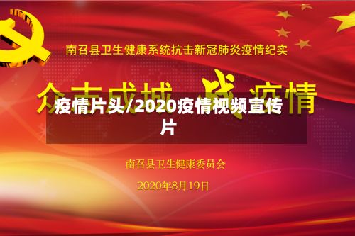 疫情片头/2020疫情视频宣传片-第3张图片