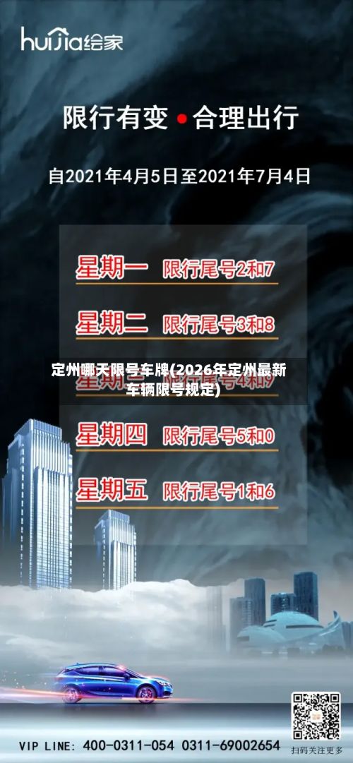 定州哪天限号车牌(2026年定州最新车辆限号规定)