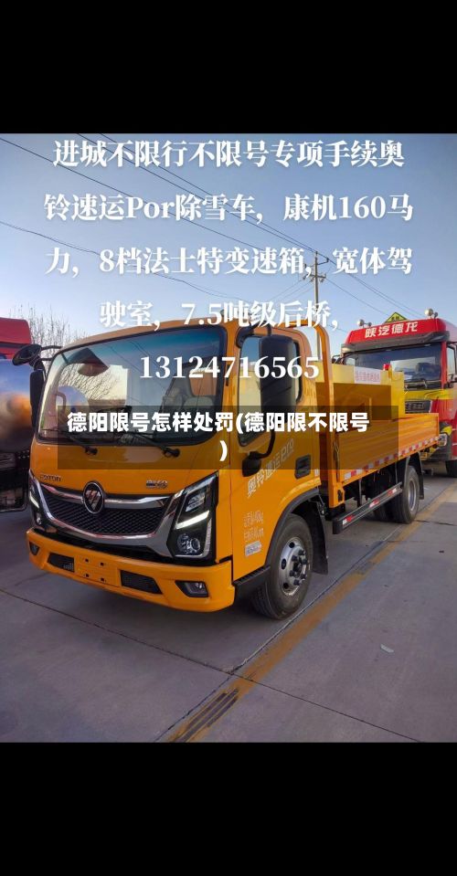 德阳限号怎样处罚(德阳限不限号)-第2张图片