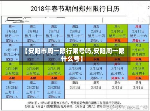【安阳市周一限行限号吗,安阳周一限什么号】-第2张图片
