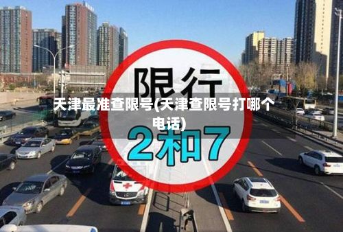 天津最准查限号(天津查限号打哪个电话)-第2张图片