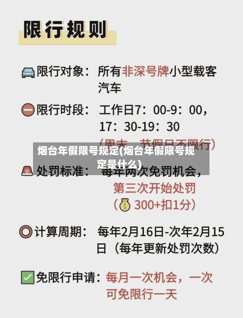 烟台年假限号规定(烟台年假限号规定是什么)
