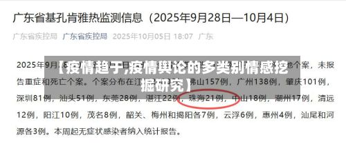 【疫情趋于,疫情舆论的多类别情感挖掘研究】