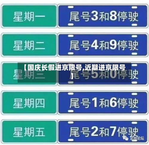 【国庆长假进京限号,近期进京限号】-第2张图片
