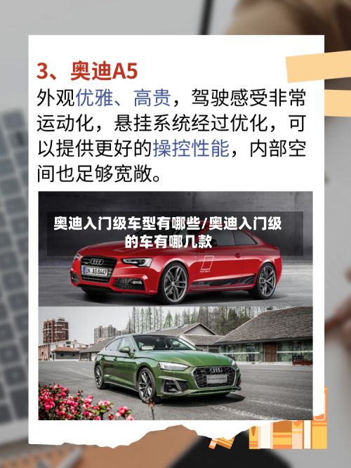 奥迪入门级车型有哪些/奥迪入门级的车有哪几款